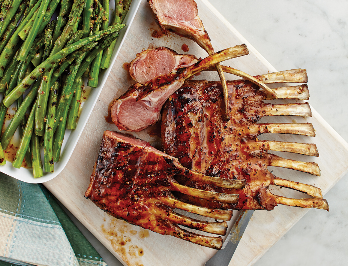 Grilled Rack of Lamb with Asparagus Safeway