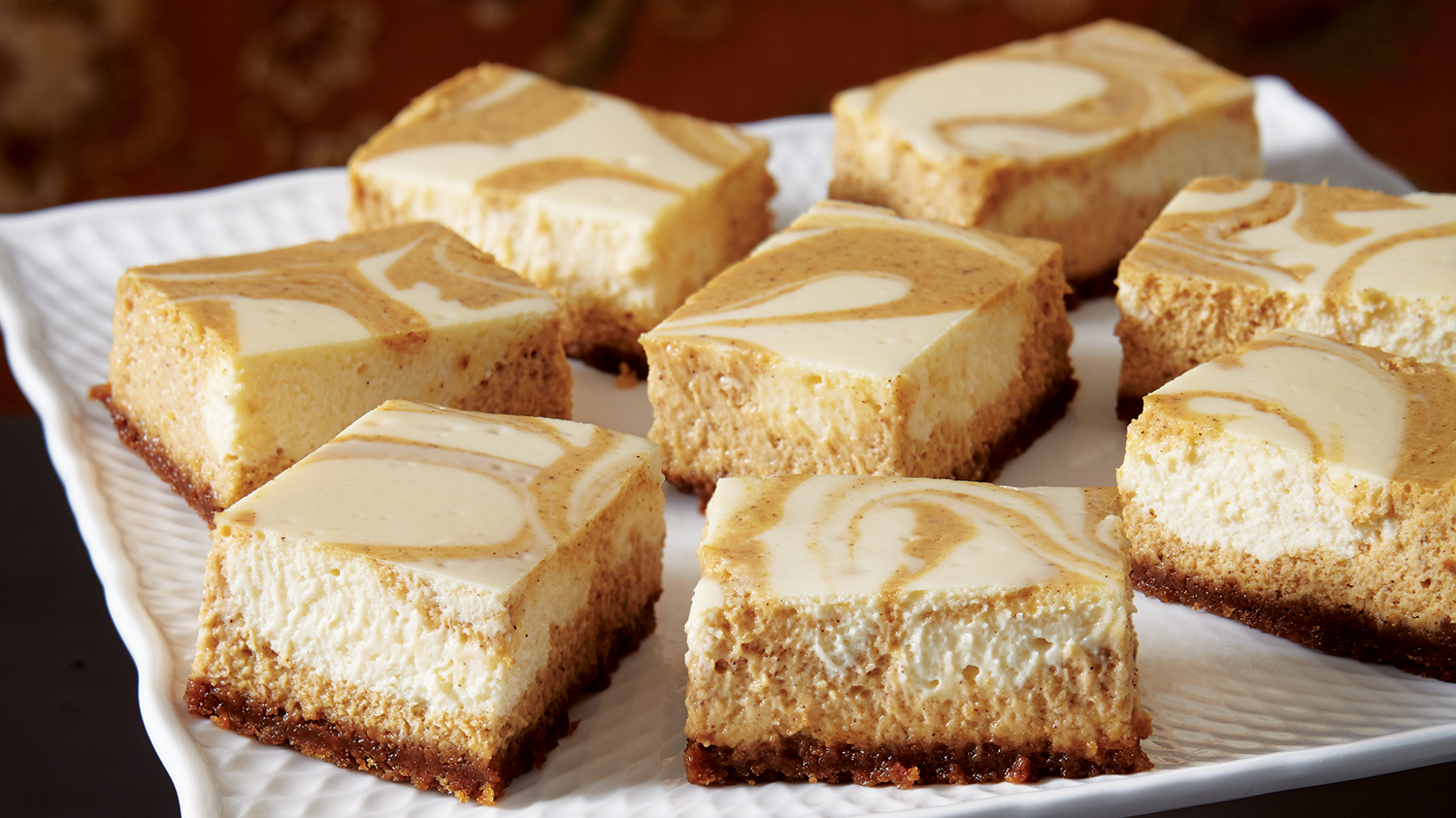 Pumpkin Swirl Cheesecake Squares Safeway