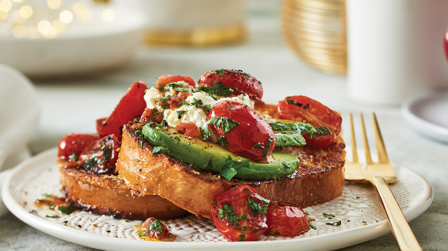 Savoury French Toast with Caramelized Tomatoes Safeway