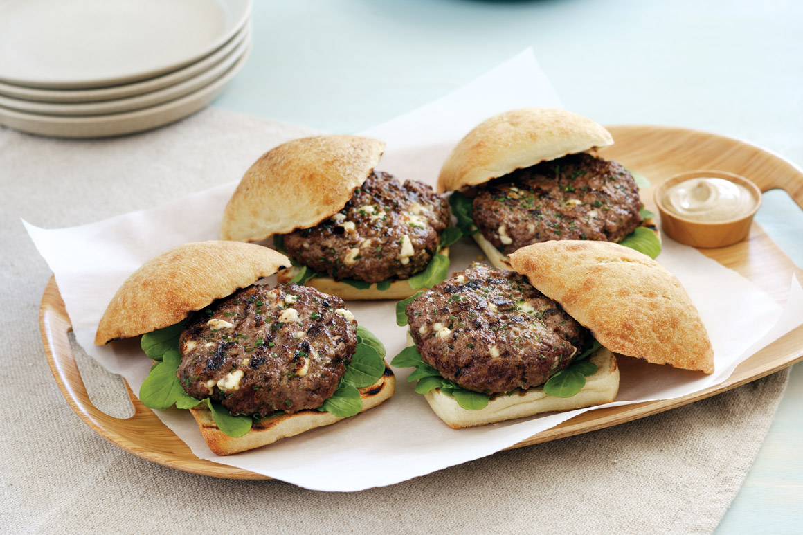 Simple Blue Cheese Burgers - Safeway