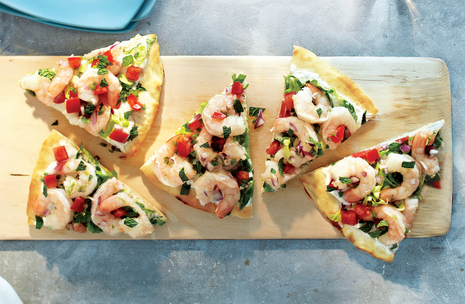 Zesty Shrimp Flatbread Safeway