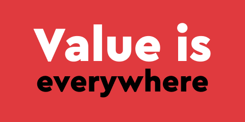 value everywhere