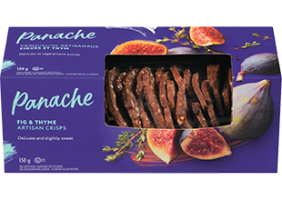 Package of Panache fig & thyme crisps