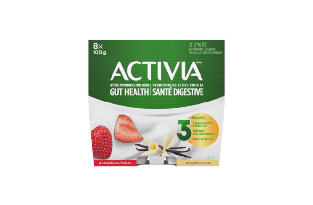 ctivia Yogurt with Probiotics Strawberry Vanilla 8 x 100 g